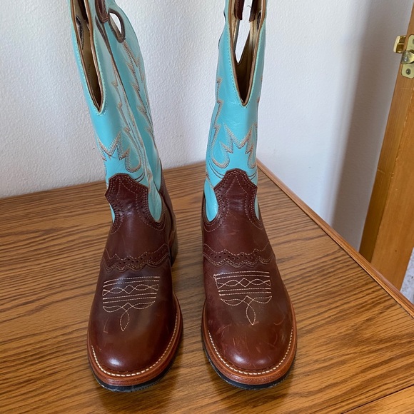 Boulet cowboy boots. Round toe - Picture 2 of 5